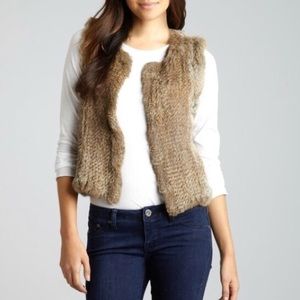 Bloomingdales 525 America Rabbit Fur Vest
